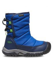 Keen Śniegowce Puffrider Wp 1028021-10 Niebieski. Niebieskie buty zimowe chłopięce Keen, ze skóry, bez zapięcia. Za 379.99 zł.