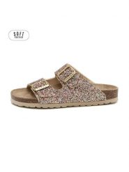 Teegu Klapki w kolorze złotym rozmiar: 36. Żółte klapki damskie teegu, bez wzorów, bez obcasa. Za 121.99 zł.