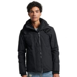 Wodoodporna kurtka Superdry Pop Arctic SD-Windcheater. Czarne kurtki męskie Superdry., m, bez wzorów, bez kaptura. Za 349.55 zł.
