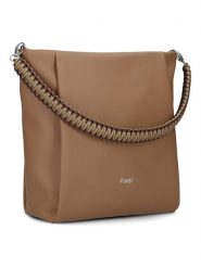 Zwei Torebka w kolorze jasnobrązowym - 31 x 30 x 12 cm rozmiar: onesize. Brązowe torebki klasyczne damskie Zwei, bez wzorów, z materiału, bez dodatków. Za 148.96 zł.