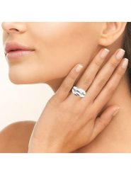 L'atelier précieux Srebrny pierścionek rozmiar: 54. Szare pierścionki damskie L'Atélier Précieux, srebrne. Za 140.86 zł.