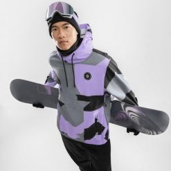 Kurtka snowboardowa męska W1 Tignes. Czarne kurtki męskie SIROKO, l, bez wzorów, z softshellu, bez kaptura, narciarskie. Za 844.00 zł.