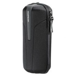 Torba na narzędzia w uchwycie na bidon Topeak. Czarne torebki klasyczne damskie Topeak, bez wzorów, bez dodatków. Za 284.50 zł.
