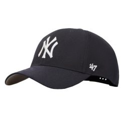 Męska czapka z daszkiem 47 Brand New York Yankees MLB Sure Shot Cap. Niebieskie czapki męskie 47 Brand, bez wzorów, z bawełny, sportowe. Za 174.00 zł.