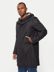 Blauer Płaszcz przejściowy 24WBLUK11279 Czarny Regular Fit. Czarne płaszcze męskie Blauer, l, bez wzorów, z syntetyku. Za 1,559.00 zł.