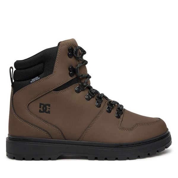 Trapery DC Shoes. Brązowe buty zimowe męskie DC Shoes, bez zapięcia. Za 529.99 zł.