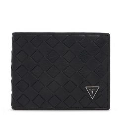 Portfel Guess. Czarne portfele męskie Guess, z aplikacjami. Za 324.99 zł.
