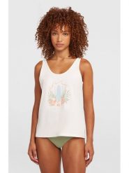 O'Neill Top w kolorze kremowym rozmiar: S. Brązowe topy damskie O'neill, s, bez wzorów, z bawełny, bez kołnierzyka. Za 74.63 zł.