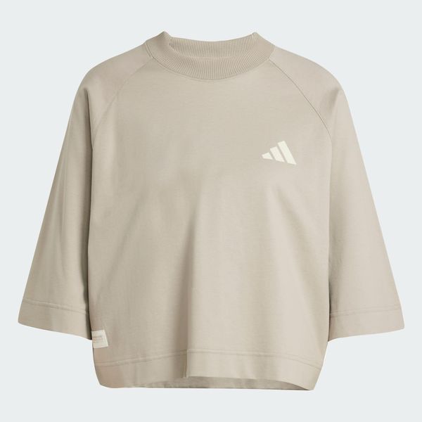 Koszulka Mercedes - AMG Petronas Formula One Team Premium Sweat. Brązowe bluzki damskie Adidas, l, bez wzorów, z bawełny, bez kołnierzyka. Za 239.00 zł.