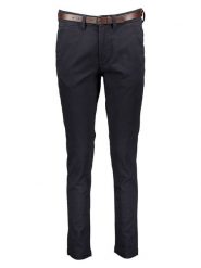 Jack & Jones Spodnie chino "Pstmarco" w kolorze granatowym rozmiar: W34/L34. Niebieskie spodnie materiałowe męskie Jack & Jones, bez wzorów, ze skóry. Za 113.99 zł.