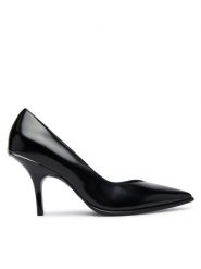PINKO Szpilki Lady 11 SD0611P001 Czarny. Czarne szpilki Pinko, bez wzorów, ze skóry, bez obcasa. Za 999.99 zł.