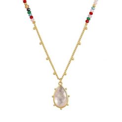 Yokoamii Łańcuszek Mosiadz Żółte złoto Naszyjniki 1 ct Damski. Żółte naszyjniki damskie Yokoamii, pozłacane. Za 179.99 zł.