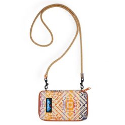 Portfel Kavu Go Time - trail chic. Brązowe portfele damskie KAVU, bez wzorów. Za 130.99 zł.