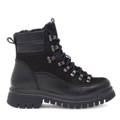 Trapery Lasocki. Czarne trapery damskie Lasocki, bez obcasa. Za 279.99 zł.