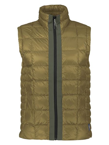 DOLOMITE Kamizelka pikowana "Corvara" w kolorze khaki rozmiar: XL. Brązowe kamizelki męskie Dolomite, xl, z puchu. Za 196.70 zł.