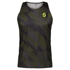 Koszulka do biegania męska SCOTT RC Run Tank. Czarne t-shirty sportowe męskie Scott, m, bez ramiączek, do biegania. Za 209.99 zł.