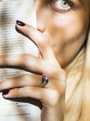 CARATELLI Złoty pierścionek "Ballarat" z diamentami rozmiar: 56. Różowe pierścionki damskie CARATELLI, z ametystem, złote. Za 1,861.99 zł.