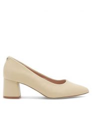 Jenny Fairy Czółenka Celebration WS2107-01 Beżowy. Brązowe czółenka damskie Jenny Fairy, bez wzorów, z syntetyku, bez obcasa. Za 119.99 zł.