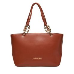 Torebka LOVE MOSCHINO. Brązowe torebki klasyczne damskie Love Moschino, bez wzorów, bez dodatków. Za 759.99 zł.