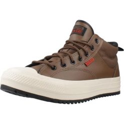 Buty CONVERSE CHUCK TAYLOR ALL STAR MALDEN STREET BOOT MID Brązowy. Brązowe buty trekkingowe męskie Converse, z syntetyku, bez zapięcia. Za 404.09 zł.