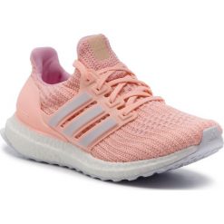 Buty adidas - UltraBoost W F36126 Cleora/Orctin/Trupnk. Czerwone buty sportowe na co dzień damskie Adidas, bez wzorów, z materiału, do biegania. W wyprzedaży za 469.00 zł.