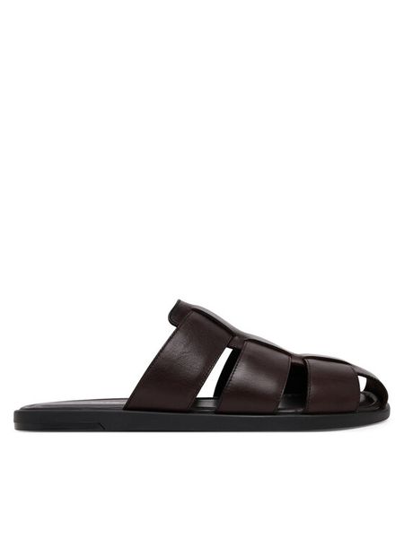 Aldo Klapki Marais 13963700 Brązowy. Brązowe klapki i japonki męskie Aldo, ze skóry. Za 419.99 zł.