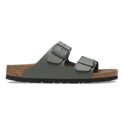Birkenstock Arizona NL Thyme Klapki męskie. Zielone klapki i japonki męskie Birkenstock, ze skóry. Za 449.99 zł.