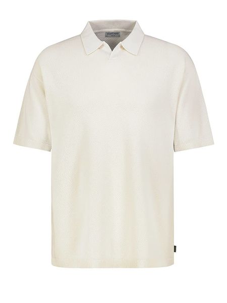 Eight2Nine Koszulka polo w kolorze kremowym rozmiar: XL. Brązowe koszulki polo męskie Eight2Nine, xl, bez wzorów, z bawełny, bez ramiączek. Za 104.89 zł.