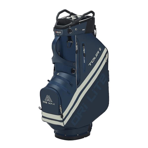 Torba golfowa BIG MAX Dri Lite Tour 2 – góra 10 cali – 14 drożny separator. Niebieskie torebki klasyczne damskie BIG MAX, bez wzorów, z materiału, duże, bez dodatków. Za 1,052.43 zł.