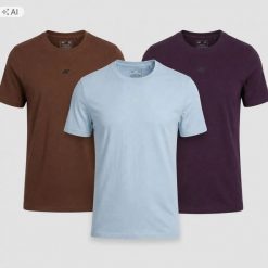 T-SHIRT MĘSKI 4F KOMPLET KOSZULEK KOLEKCJA LIMITOWANA 3 SZT M3947 SS26. T-shirty męskie 4f, m, bez wzorów, z bawełny, bez kołnierzyka. Za 182.98 zł.