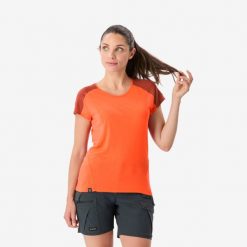 Koszulka trekkingowa damska z krótkim rękawem Simond Merino Resist. Brązowe bluzki damskie SIMOND, l, bez wzorów, z elastanu, bez kołnierzyka. Za 149.99 zł.