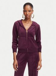 Juicy Couture Bluza Robertson JCAP176G Fioletowy Slim Fit. Fioletowe bluzy bez kaptura damskie Juicy Couture, xxs, z syntetyku. Za 449.99 zł.