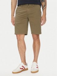 Marc O'Polo Szorty materiałowe M23 0384 15000 Zielony Regular Fit. Zielone szorty męskie Marc O´Polo, bez wzorów, z bawełny. Za 219.99 zł.