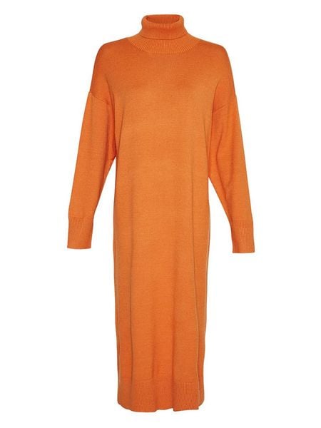 MOSS COPENHAGEN Sukienka "Odanna Rachelle" w kolorze pomarańczowym rozmiar: M/L. Pomarańczowe sukienki damskie MOSS COPENHAGEN, na co dzień, l, bez wzorów, z wiskozy, bez kołnierzyka, bez ramiączek, maxi, proste. Za 187.07 zł.