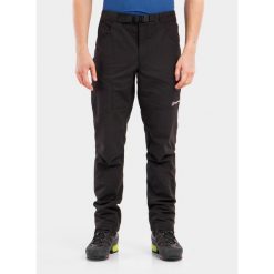 Spodnie turystyczne męskie Berghaus Vapourlight Fast Hike Pant. Czarne spodnie materiałowe męskie Berghaus, bez wzorów, sportowe. Za 403.99 zł.