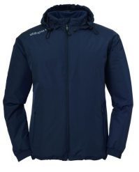 Kurtka Uhlsport Essential Coach. Czarne kurtki męskie UHLSPORT, xl, bez wzorów, z materiału, sportowe, z kapturem. Za 276.50 zł.