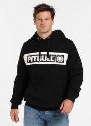 Bluza męska Pitbull z kapturem Sherwood. Czarne bluzy sportowe męskie PITBULL, l, z bawełny. Za 239.00 zł.