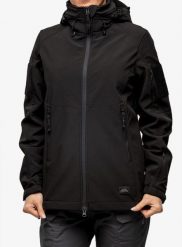 Kurtka softshell damska Helikon-Tex Gunfighter Woman's Jacket. Czarne kurtki damskie HELIKON-TEX, s, bez wzorów, z materiału, bez kaptura. Za 439.99 zł.