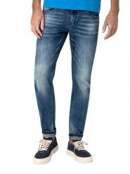 Timezone Dżinsy "ScottTZ" - Slim fit - w kolorze niebieskim rozmiar: W33/L32. Niebieskie jeansy męskie Timezone. Za 158.10 zł.