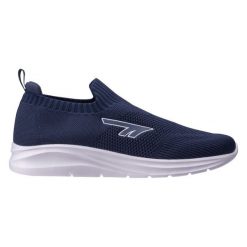 Buty Hi-Tec Livento 92800654318 męskie sportowe granatowe niebieskie. Niebieskie buty sportowe na co dzień męskie z materiału, bez zapięcia. Za 208.28 zł.
