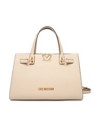 LOVE MOSCHINO Torebka JC4126PP1OLM0110 Écru. Torebki klasyczne damskie Love Moschino, bez wzorów, ze skóry, bez dodatków. Za 1,009.00 zł.