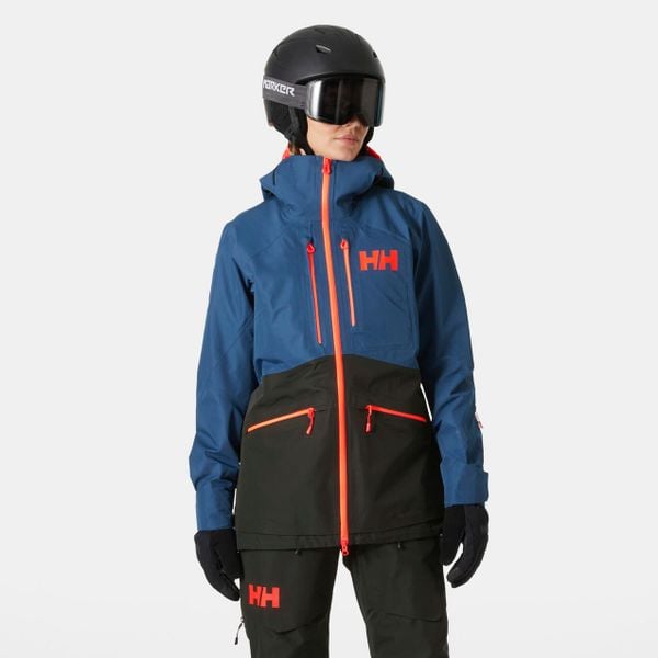 Damska kurtka narciarska Helly Hansen Elevation Infinity 3.0. Niebieskie kurtki narciarskie i snowboardowe damskie Helly Hansen, bez wzorów, bez kaptura, narciarskie. W wyprzedaży za 2,957.00 zł.