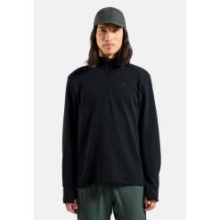 Bluza bez kaptura rozpinana Odlo Mid layer 1/2 zip ESSENTIAL THERMAL. Czarne bluzy bez kaptura męskie Odlo, m. Za 339.99 zł.