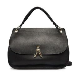 Torebka Patrizia Pepe. Czarne torebki klasyczne damskie Patrizia Pepe, bez wzorów, bez dodatków. Za 1,999.00 zł.