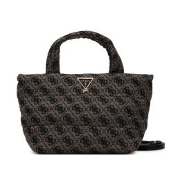 Torebka Guess. Szare torebki klasyczne damskie Guess, z aplikacjami, bez dodatków. Za 324.99 zł.