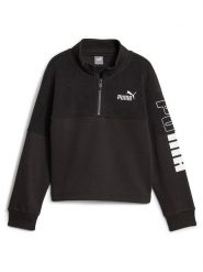 Puma Bluza polarowa w kolorze czarnym rozmiar: 152. Czarne bluzy bez kaptura damskie Puma, z polaru. Za 70.24 zł.