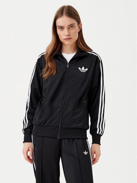 Adidas Bluza adicolor Classic Firebird JC8251 Czarny Loose Fit. Czarne bluzy bez kaptura damskie Adidas, xs, z syntetyku. Za 269.99 zł.