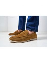 British Passport Skórzane mokasyny "Penny" w kolorze musztardowym rozmiar: 42. Żółte mokasyny męskie British Passport. Za 347.99 zł.