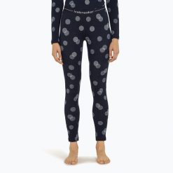 Spodnie termoaktywne damskie icebreaker Merino 260 Vertex Fall Flakes. Niebieskie bielizna termoaktywna damska Icebreaker, bez wzorów. Za 439.99 zł.