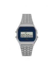 Casio Zegarek Vintage A159WEVJ-2ER Srebrny. Szare, cyfrowe zegarki męskie Casio, srebrne. Za 329.99 zł.